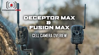 Stealth Cam Deceptor Max amp Fusion Max Cellular Trail Camera Overview [upl. by Halik404]