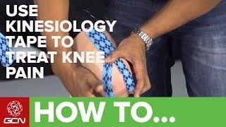 How To Use Kinesiology Tape To Treat Anterior Knee Pain [upl. by Aynatal]