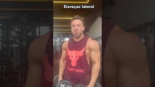 Ombros Elavacao Lateral outubrorosa underarmour fitmodel shorts treinodeombro aesthetic video [upl. by Kucik]