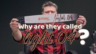 Why the new Stihl bars are called Light 04 [upl. by Nailliw]