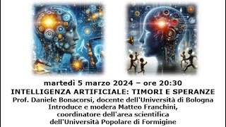 INTELLIGENZA ARTIFICIALE TIMORI E SPERANZE [upl. by Mik]