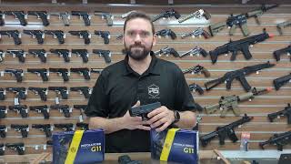 Apresentação Pistola Rossi G11 CO2 G19 45mm e 6mm Airgun NBB [upl. by Doralia]