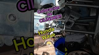 Como Colocar el Cilíndro honda wave [upl. by Saunderson327]