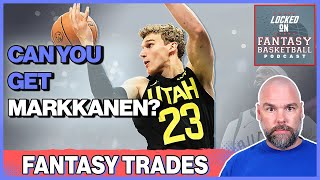 Buy The Underperforming Fantasy Basketball Players In Winning Trades  Markkanen Thomas amp More [upl. by Lesna]