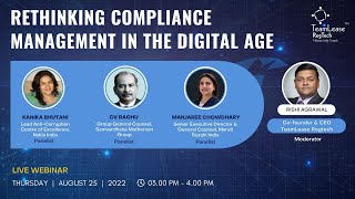 A Webinar on Rethinking Compliance Management in the Digital Age [upl. by Leachim]