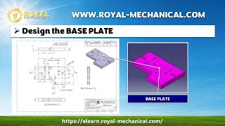 Mechanical Engineering Internships  FUSION 360  Part006  Drill Jig Design  Base Plate [upl. by Aicenra159]