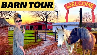 COME TOUR MY HORSE BARNFREE SPIRIT FARM [upl. by Odraode]