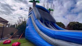 18Ft Double Lane Dry Slide 🛝 🛝 Double the slides means Double the fun 🥳👍🏻🎉 [upl. by Manas]