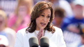 ‘Wordperfect’ Kamala Harris rouses supporters delivering her speech ‘very carefully’ [upl. by Erehs929]