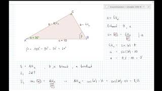 Berechnungen in rechtwinkeligen Dreiecken [upl. by Dysart]