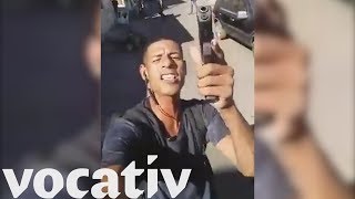 Brazilian Gang Member Killed After Uploading Video To Facebook Live [upl. by Dusa105]