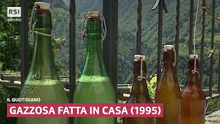 Gazzosa fatta in casa 1995  Il Quotidiano  RSI ARCHIVI [upl. by Ahsiyn]