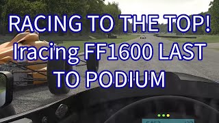 Racing to the Top iracing FF1600 Last to Podium in 2024 [upl. by Bethanne]