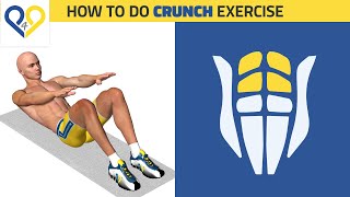 Best abs exercises Abdominal Crunch  Upper Abs  How to do crunch exercise [upl. by Yraht446]