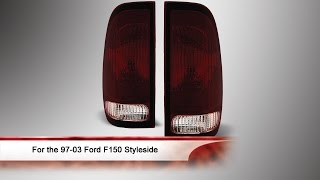 9703 Ford F150 Styleside OEM Style Tail Lights [upl. by Kauslick]