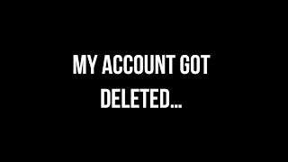 My Roblox Account got deleted… [upl. by Atrebla478]