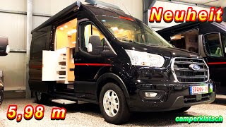 Neuheit 2023❗️das beste Konzept auf Ford🔥Dethleffs Globetrail 590 C🔥Kastenwagen Wohnmobile unter 6 m [upl. by Eaneg525]