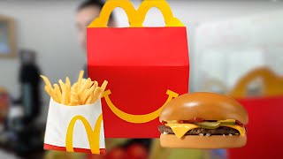 ASMR McDonalds Happy Meals X 3 NO TALKING [upl. by Trebbor]