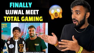 TECHNO GAMERZS REACTION ON AJJUBHAI TOTAL GAMING FACE REVEAL VIDEO [upl. by Noram]