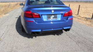 Dinan F10 M5 Free Flow Exhaust  Sound Clip [upl. by Darda246]