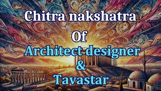 Chitra nakshatra of architect designer and tavastar [upl. by Nobile]