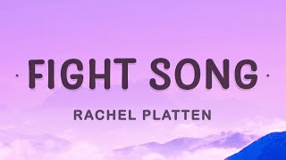 Rachel Platten  Fight Song Lyrics  This is my fight song [upl. by Ecire]