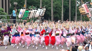 阿波おどりファン必見！みんなが観たかった、みんなで踊る阿波おどり！阿波おどり振興協会・総踊り2018！ Awaodori in Tokushima Japan [upl. by Aidualk709]