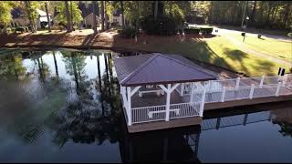 Covered pierhead and walkway at Blackmoor in Murrells Inlet SC [upl. by Anawad]