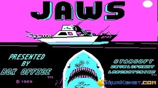 Jaws gameplay PC Game 1989 [upl. by Suirtemed]