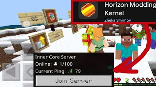 Server for modded mcpe on Horizon Inner Core  Beta testing [upl. by Eisle]