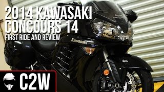 2014 Kawasaki Concours 14  First Ride and Review [upl. by Selena]