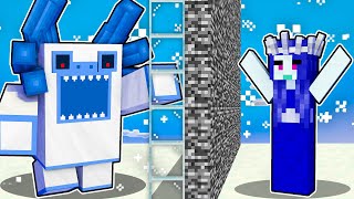 I CHEATED in a ICE Minecraft Mob Battle [upl. by Jackie]