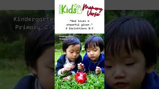 MISDA Kids Memory Verse Time KindergartenPrimary Lesson 15 [upl. by Asilad200]