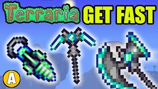 Terraria how to get Vortex Drill amp Vortex Hamaxe amp Vortex Monolith amp Vortex Pickaxe EASY 2024 [upl. by Ahsienek]