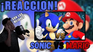 REACCIONANDO MARIO VS SONIC  Épicas Batallas de Rap del Frikismo  SoyEniko [upl. by Ibob]