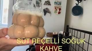 Soğuk Kahve Tarifi  Süt Reçelli ☕️🧊♥️🤤 [upl. by Retsof]