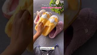 3 pairs of winter slippers under 500rs slippers ladies fashion trending craftmeesho subscribe [upl. by Eiderf]