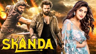 SKANDA  Ram Pothineni  New Released South Indian Hindi Dubbed Movie 2024  Sreeleela  Action [upl. by Whang]