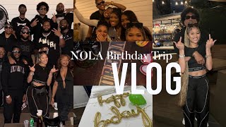 VLOG  Madi Gras 26th Birthday in NOLA [upl. by Adnamra]