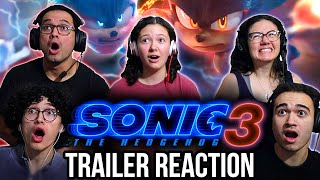 SONIC THE HEDGEHOG 3 TRAILER REACTION  What Happened to Shadow [upl. by Veronica407]