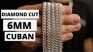 6mm Pyramid Cuban Link Chain [upl. by Sirdna]