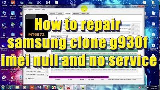 How to repair samsung clone g930f imei null and no service [upl. by Welford]