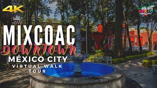 【4K】Mixcoac DownTown México City  Virtual Walking Tour in 4K FULL HD 60fp June2021 [upl. by Harlin]