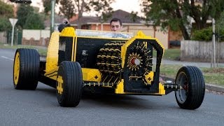 Life Size Lego Car Powered by Air [upl. by Nitneuq]