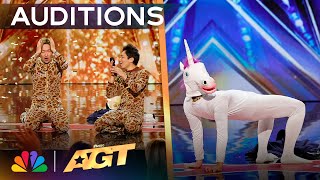 Schumacher Receives A GOLDEN BUZZER From Sofía Vergara  Auditions  AGT 2024 [upl. by Rebmyt]