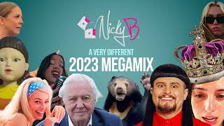 2023 MEGAMIX  A VERY Different Mashup Video  Best and Worst of 2023  DJ NICKY B [upl. by Howzell707]