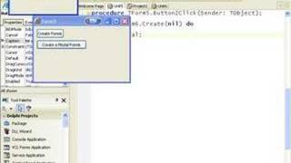 Delphi Programming Tutorial 26  Form Creation [upl. by Hna]