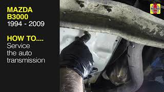 Mazda B3000 1994  2009  Service the auto transmission [upl. by Incrocci378]