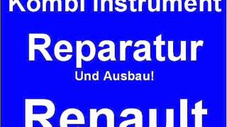 Kombi Instrument Renault Scenic Ausbau Reparatur P8200365607D 8200392364 8200288814 8200288816 ECU [upl. by Hploda]