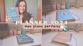 planner 2024  meu plano perfeito  organizando a vida profissional [upl. by Eirhtug]